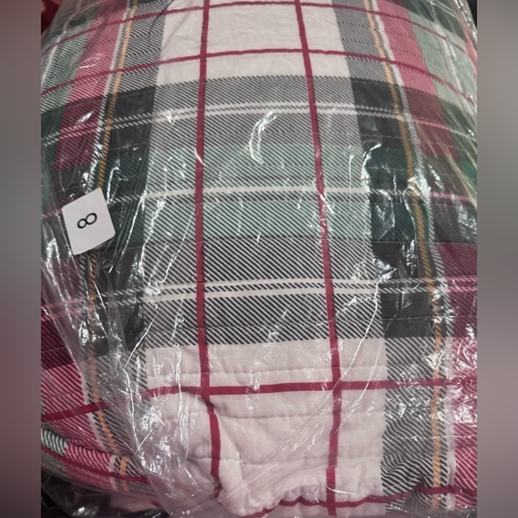 Levtex Home Spencer Plaid Green Reversible Quilt – King – New Without Tags - Picture 5 of 10